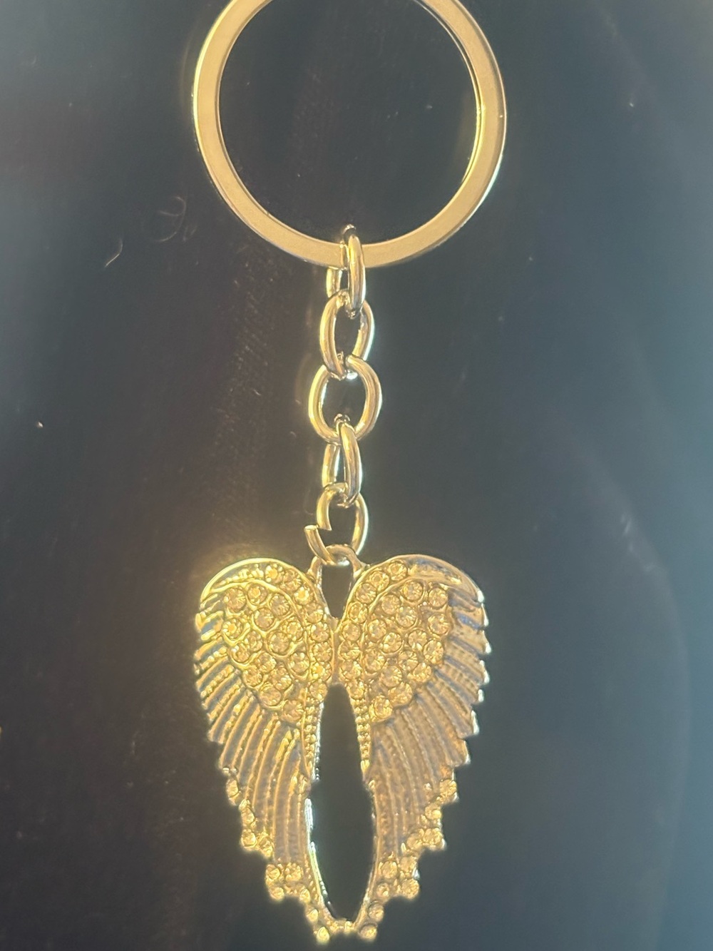 Silver Angel Wing Keychain/ purse Pendant - Women's Jewelry